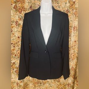 Express Design Studio Stretch Blazer Suit Jacket Office Work Casual Business S
